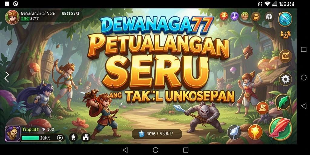 Screenshot gameplay DEWANAGA77 menunjukkan aksi seru dan petualangan menantang.