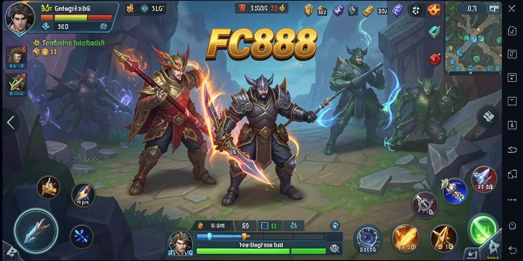 Tampilkan aksi seru dan strategi dalam gameplay FC888.