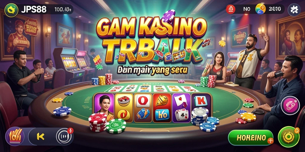 Tampilan gameplay seru di JPS88 saat bermain kasino.