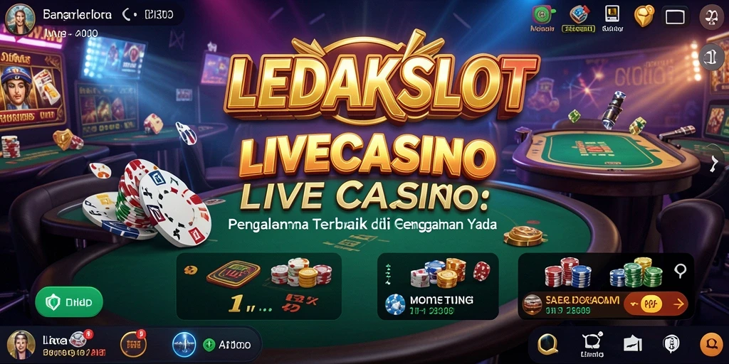 Gameplay menarik di LEDAKSLOT dengan dealer langsung yang ramah.