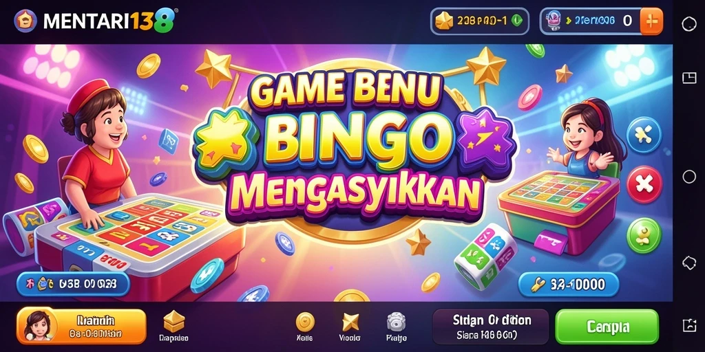Gameplay Bingo yang seru dan interaktif di MENTARI138.